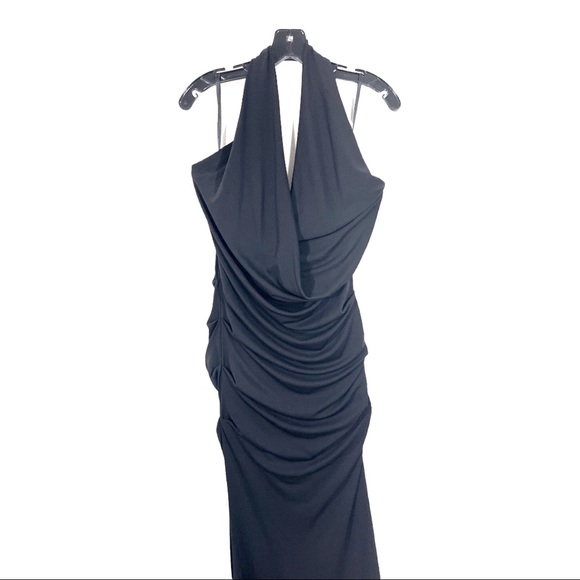 NICOLE MILLER ARTELIER NWT Black Long Knit Dress - Picture 3 of 8